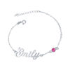Picture of 925 Silver Birthstone Bracelet