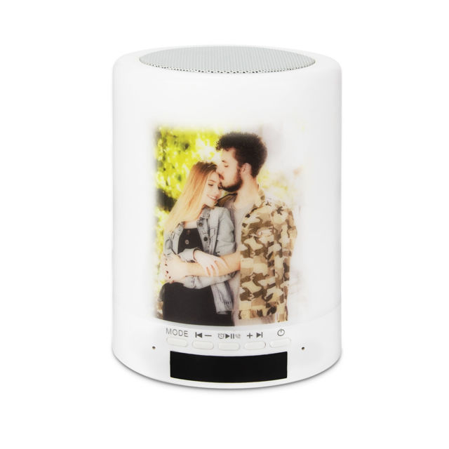 Picture of Personalized Bluetooth Audio Light with Photo & Text