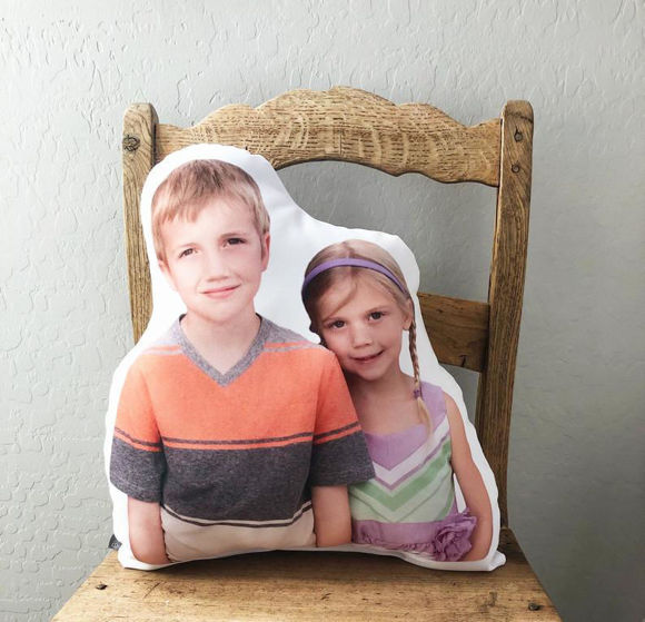 Bild von Personalisiertes 3D-menschliches Gesichts-Fotokissen