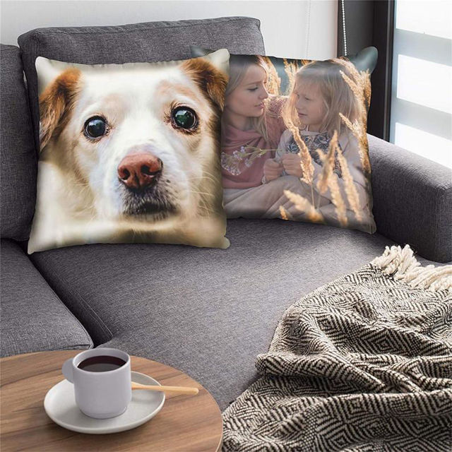 Picture of Personalized Throw Photo Pillow - Design With Your Lovely Photo