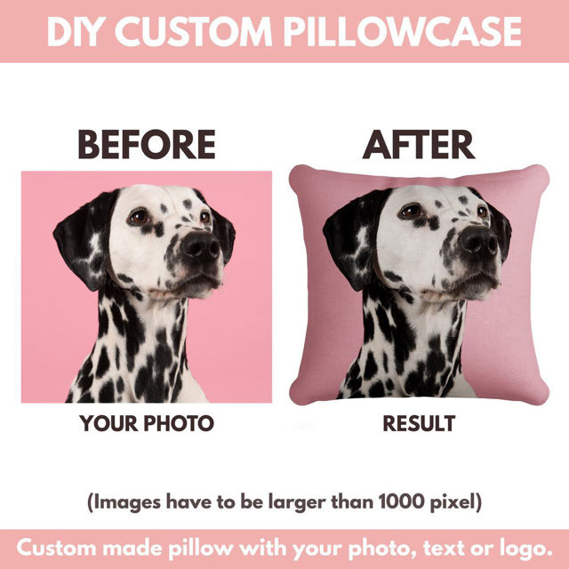 Picture of Personalized Throw Photo Pillow - Design With Your Lovely Photo