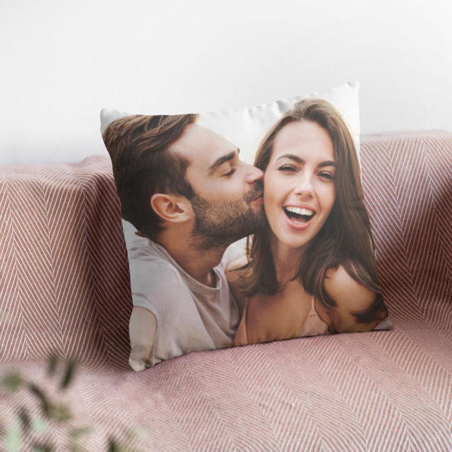 Picture of Personalized Throw Photo Pillow - Design With Your Lovely Photo