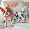 Imagen de Almohada para mascotas con retrato personalizado con ilustración para su adorable mascota - PRODUCTO PRÉMIUM