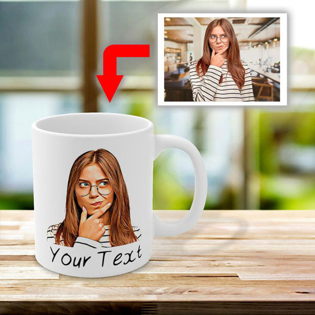 Picture of Personalized Standard Photo Mug - Customize With Your Lovely Photo & Text