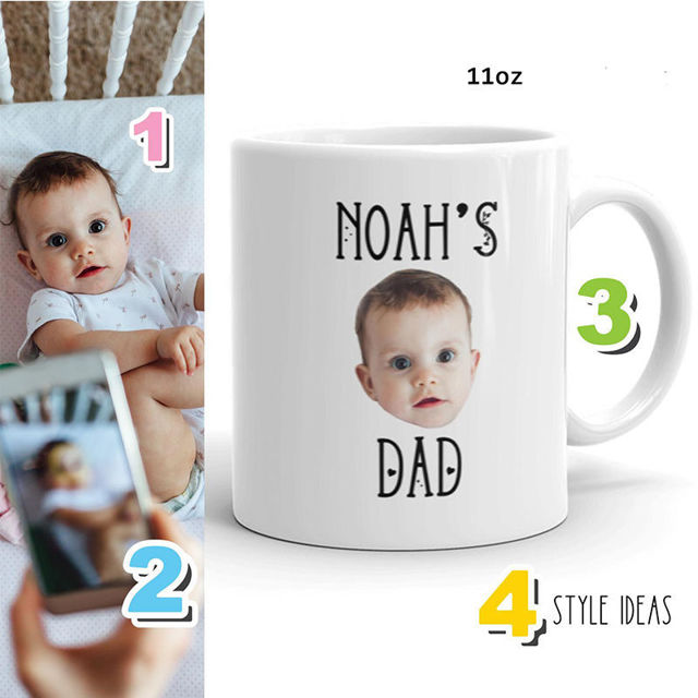 Picture of Personalized Standard Photo Mug - Customize With Your Lovely Photo & Text