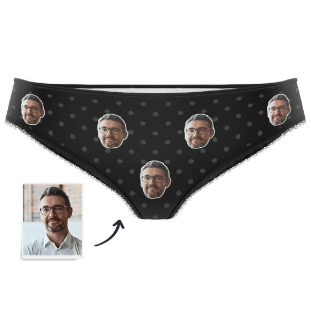 Picture of Custom Love Face Photo Panties Gifts for Girls & Women