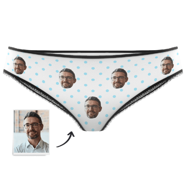 Picture of Custom Love Face Photo Panties Gifts for Girls & Women