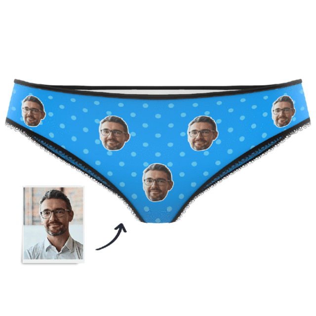 Picture of Custom Love Face Photo Panties Gifts for Girls & Women