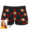 Picture of Custom Heart Face Boxers for Men, Boyfriend or Husband