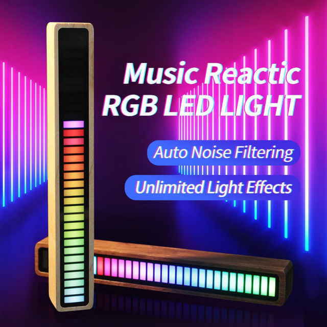 Picture of Music Reactive RGB Led Light -  Colorful LED Music Rhythm Lamp