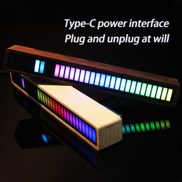 Image de Music Reactive RGB Led Light - Lampe de rythme de musique à LED colorée