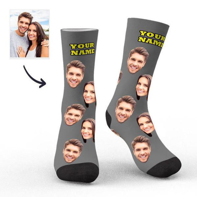 Picture of Custom Photo Socks Colorful