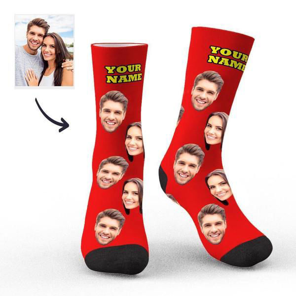 Custom Photo Socks Colorful - Personalized Gifts & Engraved Gifts for ...