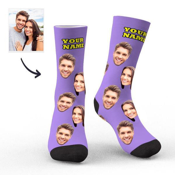 Custom Photo Socks Colorful - Personalized Gifts & Engraved Gifts for ...