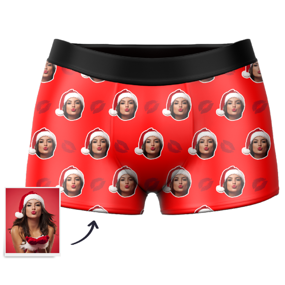 Picture of Custom Kiss Boxer Shorts For Your Favorite