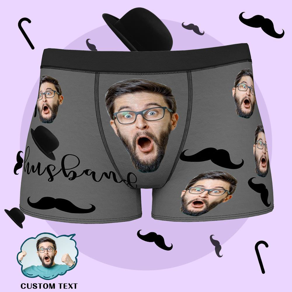 Custom Men S Funny Boxer Briefs Personalized Gifts Engraved Gifts   0006073 Custom Mens Funny Boxer Briefs 