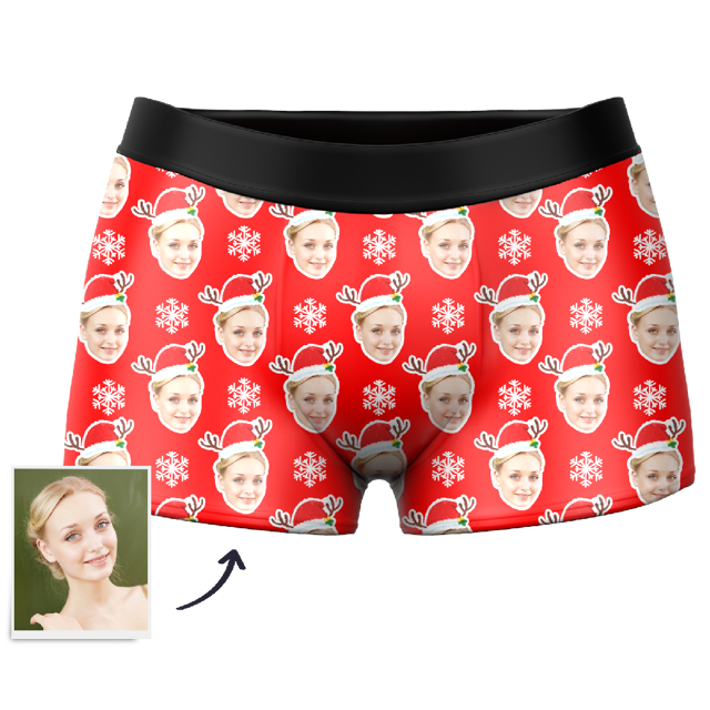 Picture of Custom Christmas Gifts For Men's Boxer Briefs