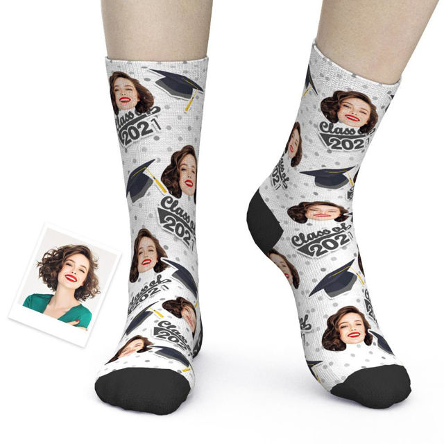 Picture of Custom Grad Socks - Dots