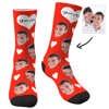 Picture of Custom Face Socks - Heart