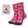 Picture of Custom Photo Socks - Love Dog