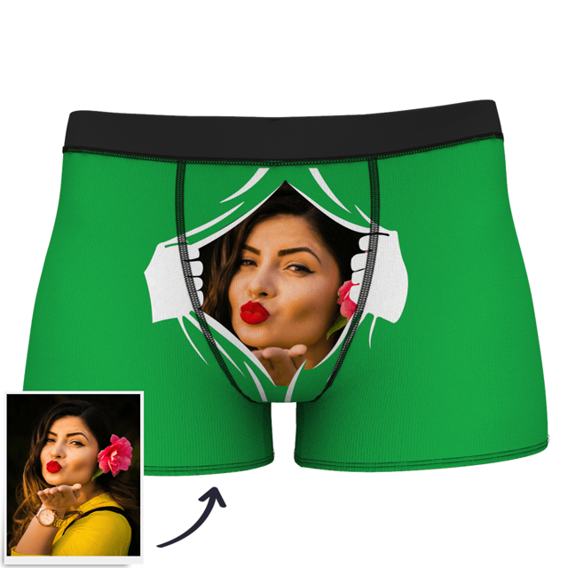 Picture of Custom Men's Boxer Shorts With Photo Face