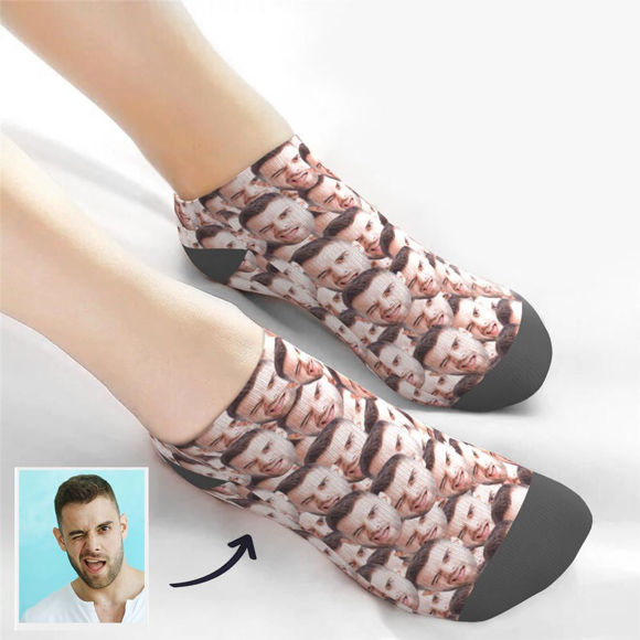 Picture of Custom Photo Socks Low cut Ankle Socks