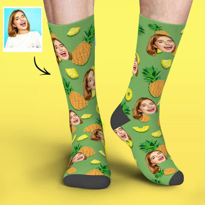 Picture of Custom Photo Socks - Pineapple