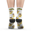 Picture of Custom Pikachu Face Socks