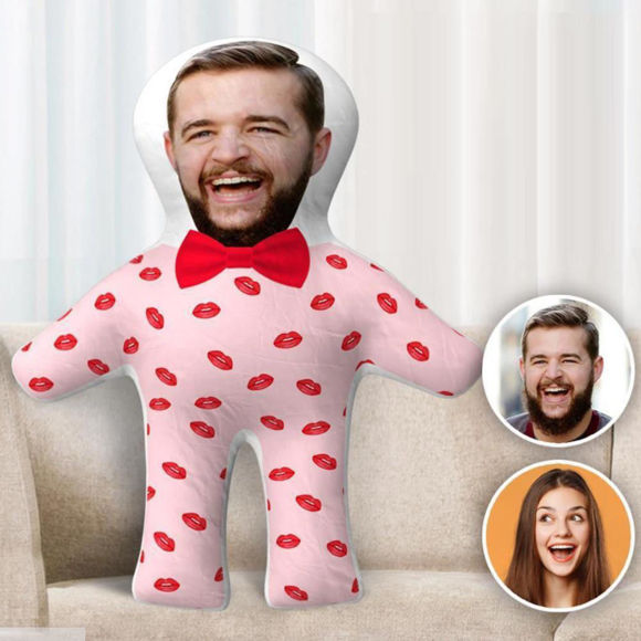 Bild von Kundenspezifisches Foto-menschlich geformtes Kissen für Geschenke