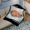 Imagen de Manta polar con foto personalizada para niños