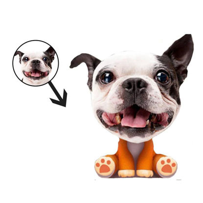 Imagen de Almohadas faciales personalizadas con fotos para mascotas divertidas