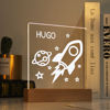 Picture of Rocket Night Light - Personalized It With Your Kid's Name