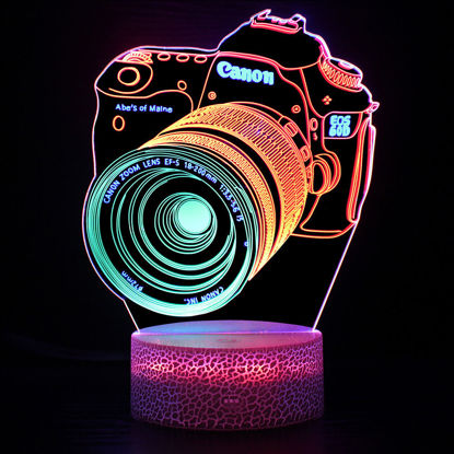 Image de Veilleuses LED 3D Illusion colorées de différentes formes - Meilleurs cadeaux pour les enfants
