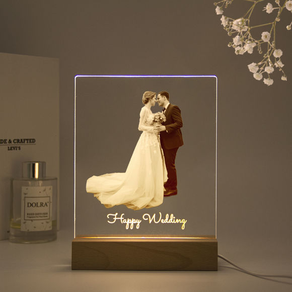 Picture of Custom Color Night Light - Personalize With Your Lovely Photo
