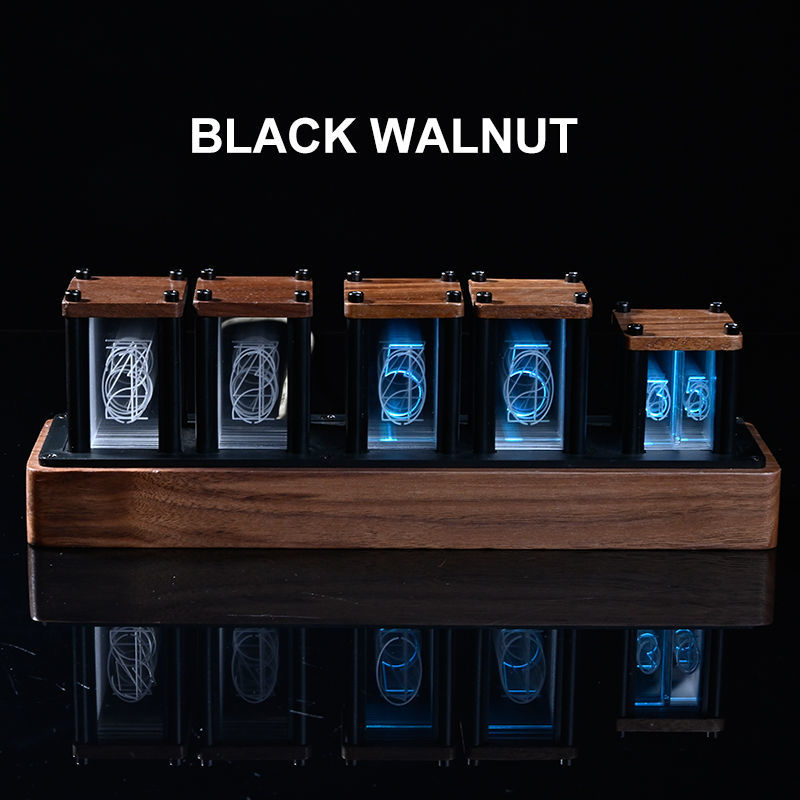 DIY RGB LED Nixie Tube Clock Best Home Decor Gifts Personalized Gifts & Engraved Gifts for