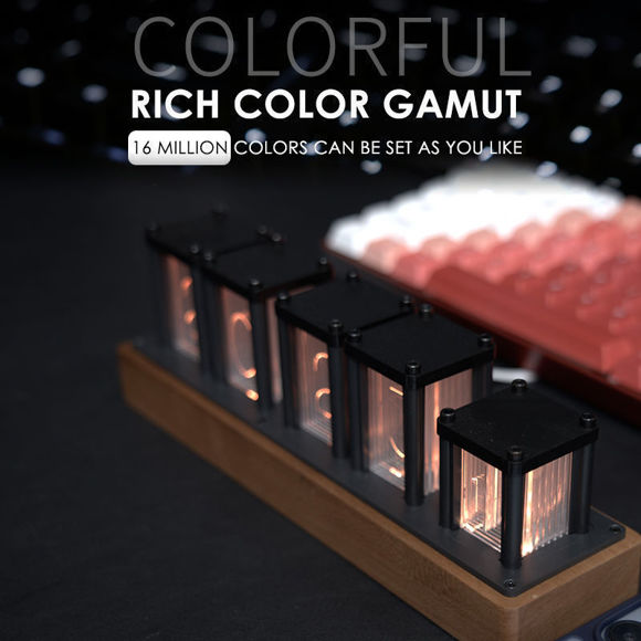 Bild von DIY RGB LED Nixie Röhrenuhr - Beste Home Decor Geschenke