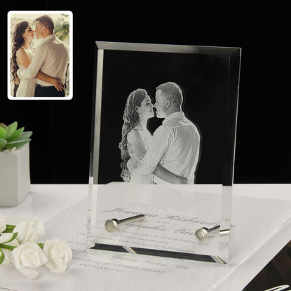 Picture of Custom Crystal Photo Frame - Portrait