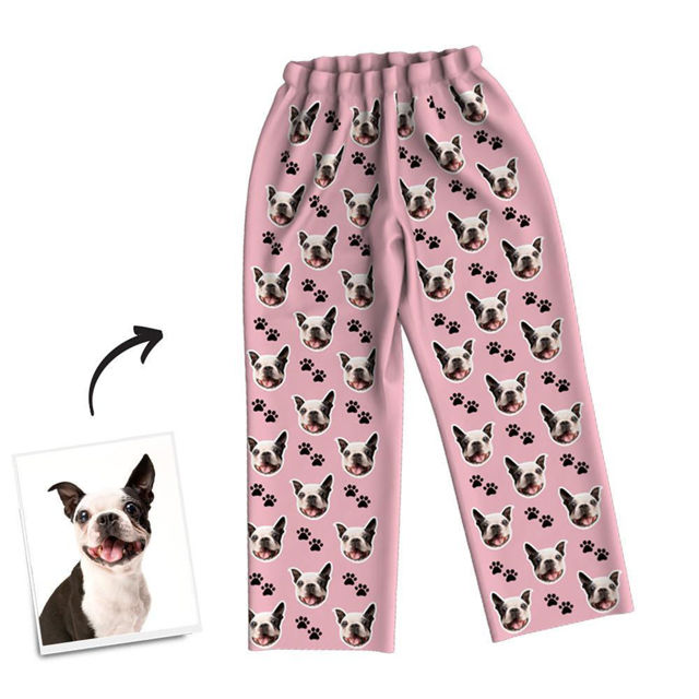 Picture of Custom Pet Feet Multiple Avatar Pajama Pants