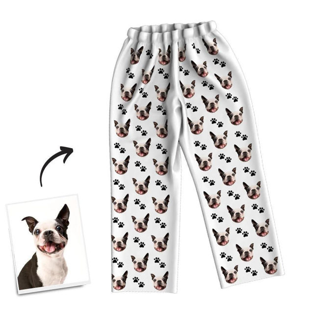 Picture of Custom Pet Feet Multiple Avatar Pajama Pants