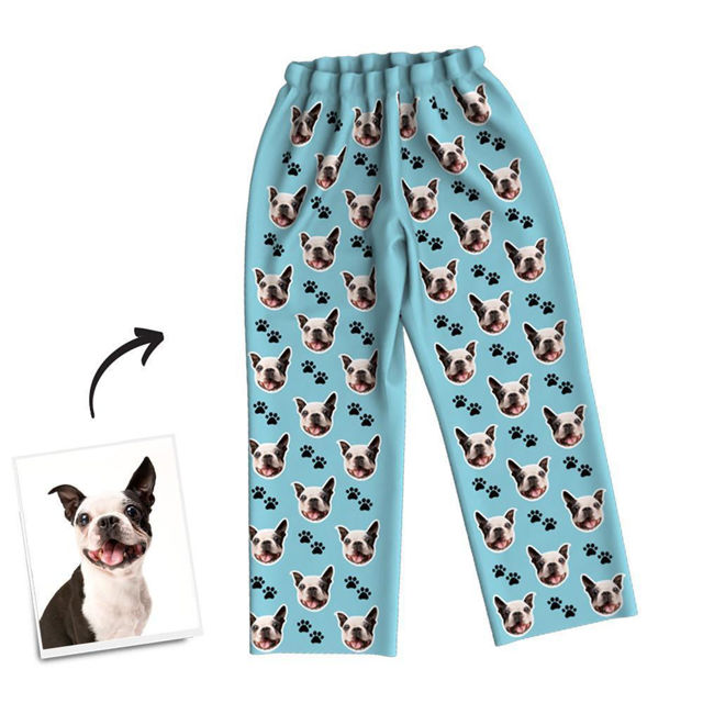 Picture of Custom Pet Feet Multiple Avatar Pajama Pants