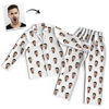 Picture of Customized Colorful Face Pajamas as Unisex Best Gifts