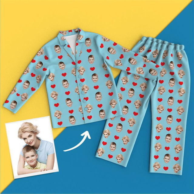 Picture of Custom Love Colorful Full Pajamas