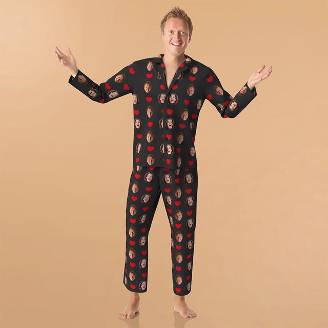 Picture of Custom Love Colorful Full Pajamas