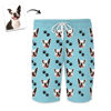 Picture of Custom Home Shorts Pajama Pants Pet Feet Multicolor