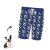 Imagen de Pantalones cortos personalizados para el hogar Pantalones de pijama Pies para mascotas Multicolor