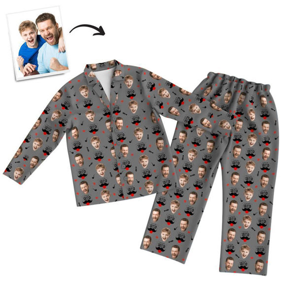 Bild von Benutzerdefinierte Pyjamas Ich liebe Papa für Geschenke