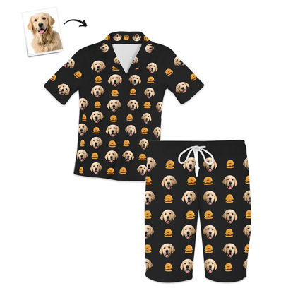 Immagine di Set pigiama avatar personalizzato per animali domestici manica corta