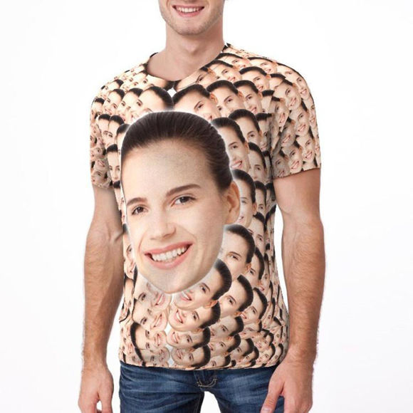 Picture of Custom Avatar Repeat Face T-Shirt