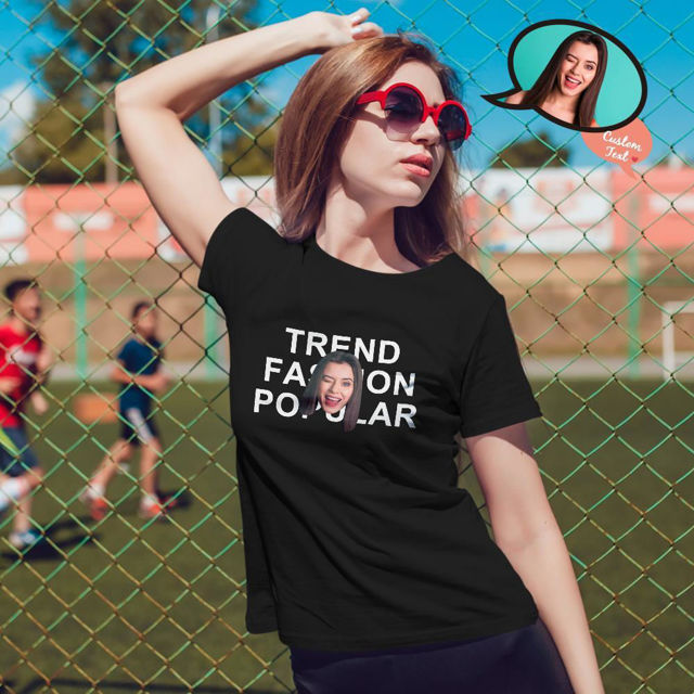 Picture of Face Funny Customize T-Shirt for Women and Men