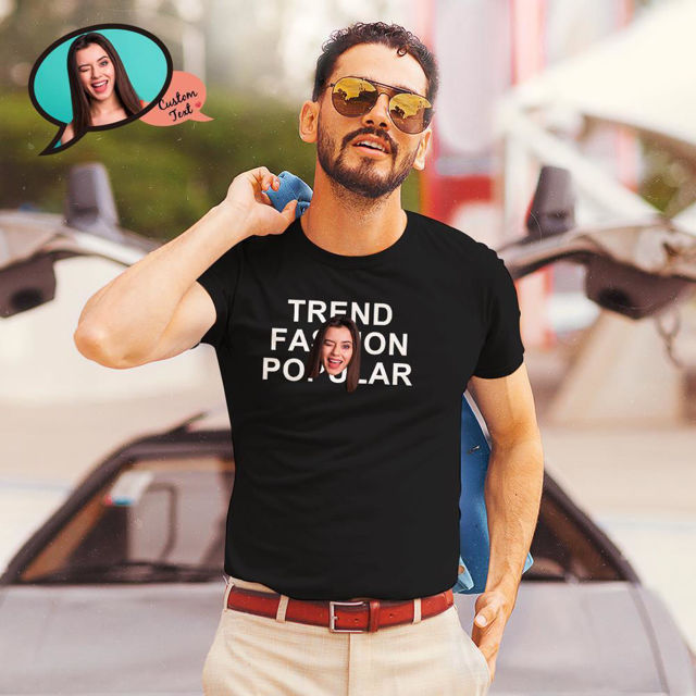 Picture of Face Funny Customize T-Shirt for Women and Men